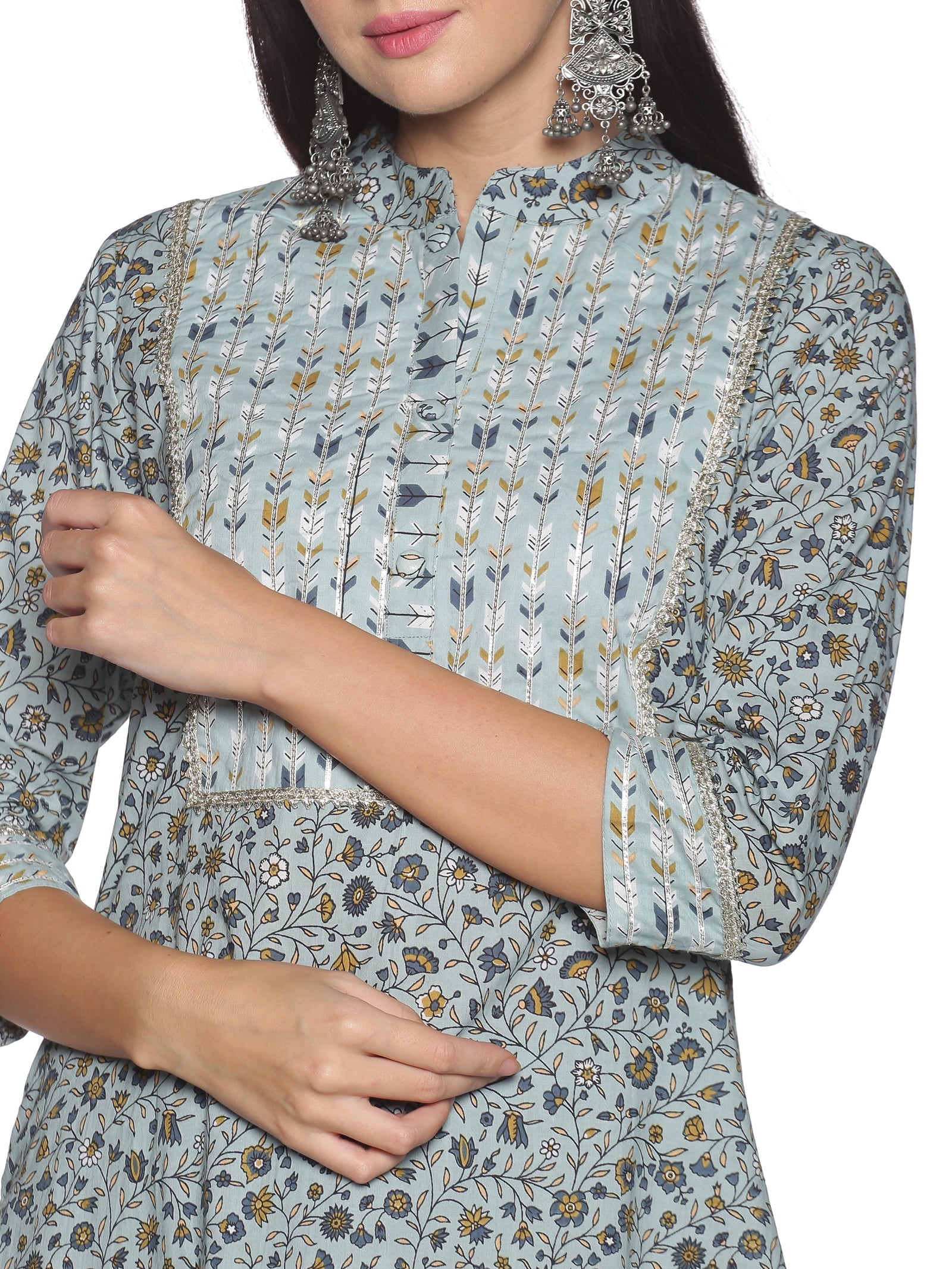 Kurti 2PC Grey 