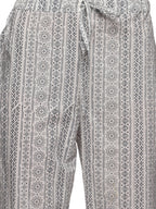 Cream & Grey Lurix Fabric 