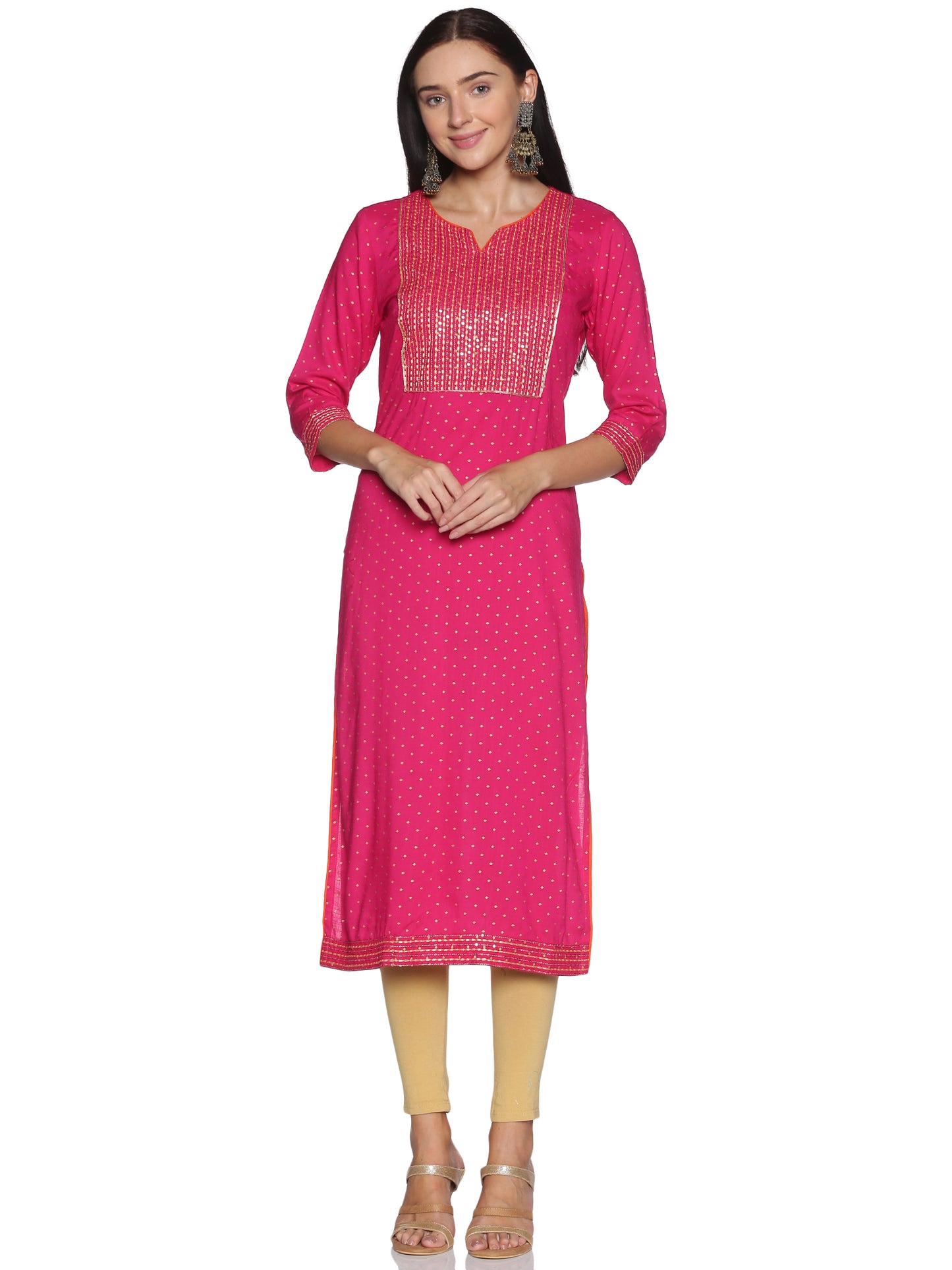 Single Kurti Pink