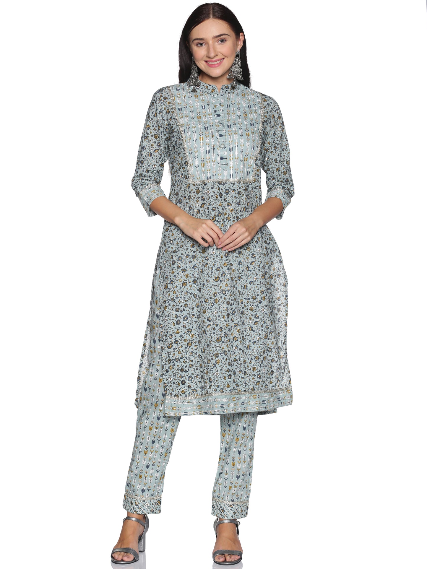 Kurti 2PC Grey 