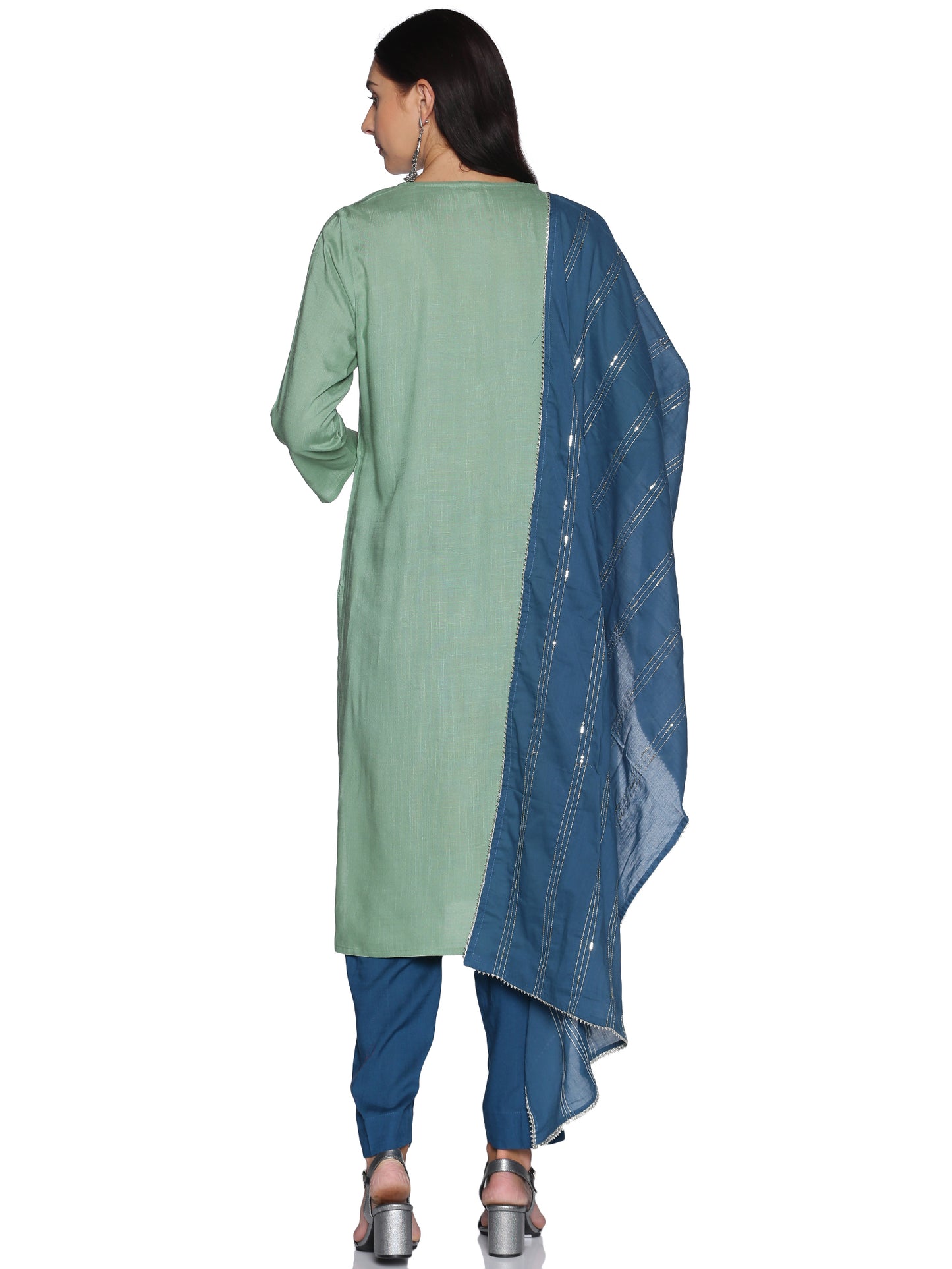 Kurti 3PC Sea Green