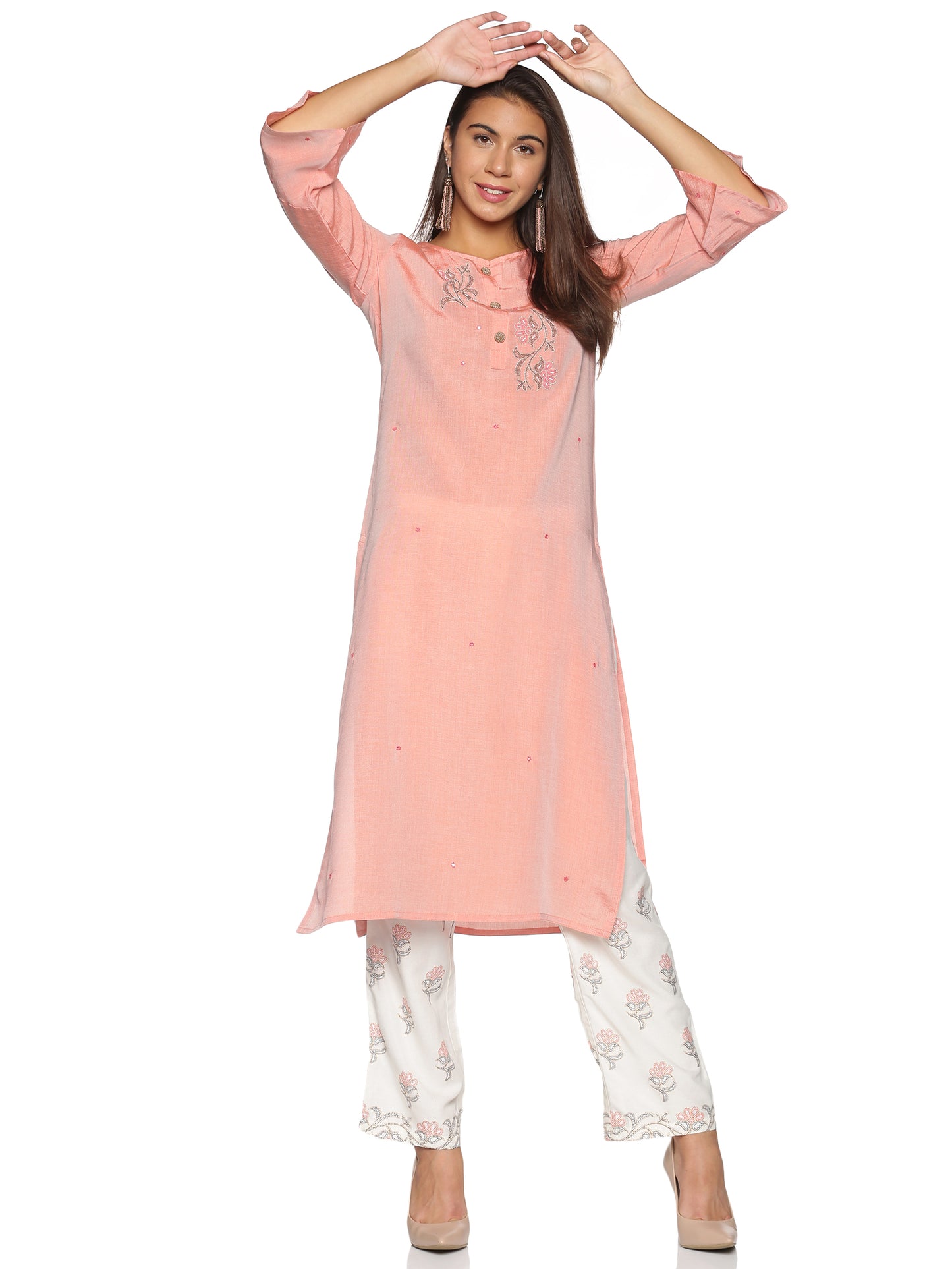 Kurti 2PC Peach