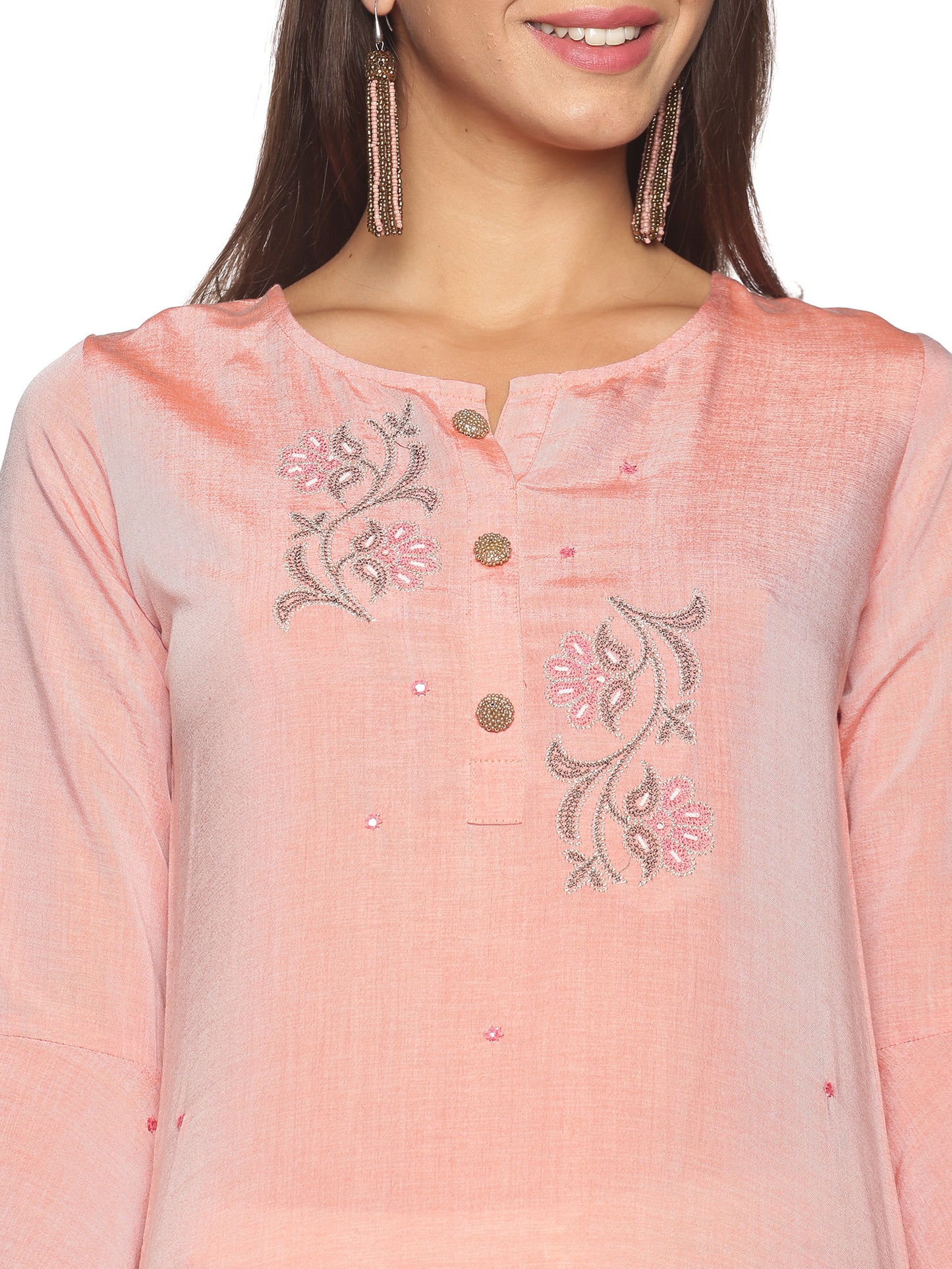 Kurti 2PC Peach