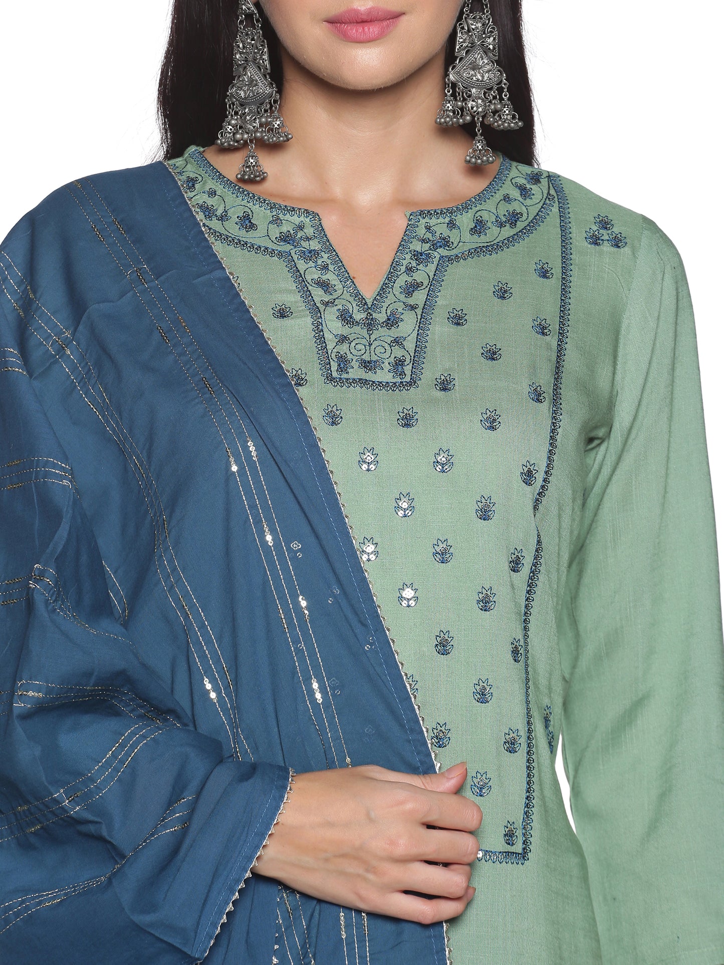 Kurti 3PC Sea Green